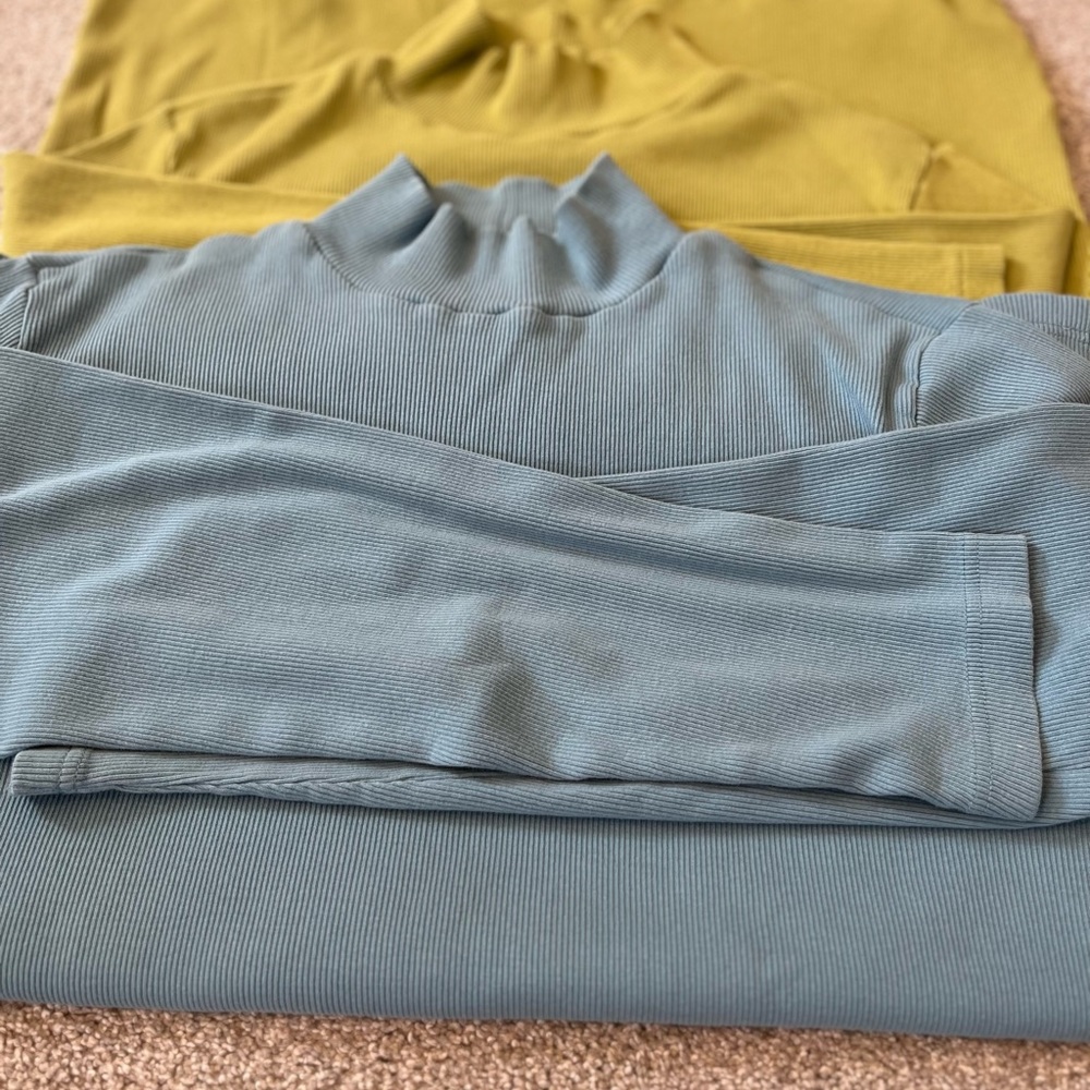 Casual corner mock turtle neck